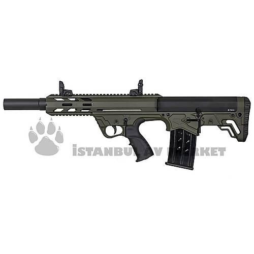 Barak BR 99X Yeşil Bullpup Yarı Otomatik Şarjörlü Av Tüfeği