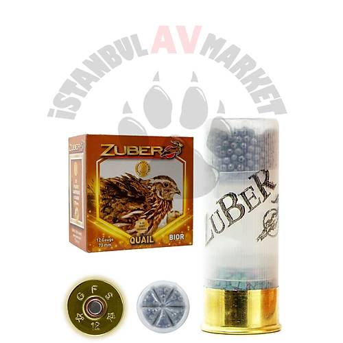 Zuber 25 Gram Bıldırcın Özel Bior 12 Kalibre Av Fişeği
