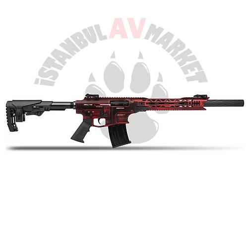 Derya MK-12 AS-104SE Kırmızı Eskitme Full Metal Otomatik Av Tüfeği