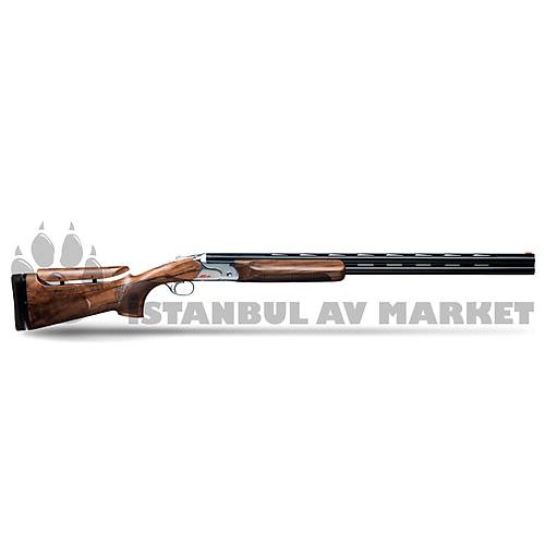 Huğlu HT-14 Beyaz Trap-skeet Tüfeği (Ayarlı Dipçik)