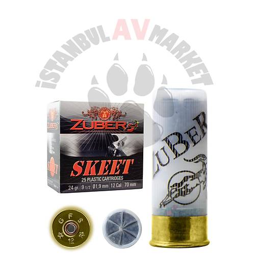 Zuber 24 Gram 12 Kalibre Skeet Atış Fişeği
