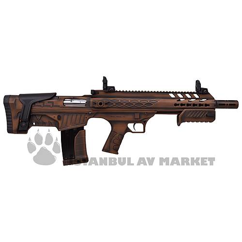 Crossfire T12 Bullpup Bronz Aging Otomatik - Pompalı Av Tüfeği (Çift Sistem)