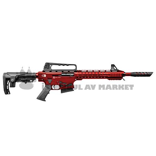 Kral Arms K12 Kırmızı Şarjörlü Yarı Otomatik Av Tüfeği