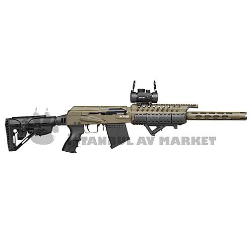 Kral Arms XPS Taktikal Yeşil Şarjörlü Yarı Otomatik Av Tüfeği