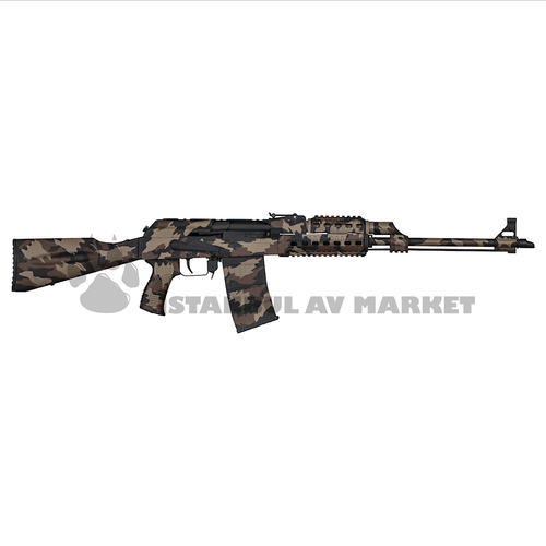 Dağlıoğlu FD-47 Tactical Kahverengi Multicam Yarı Otomatik Şarjörlü Av Tüfeği
