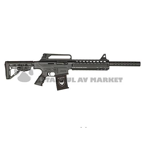 Husan Arms Polimer 12 Kalibre profesyonel Teleskobik Yarı Otomatik Şarjörlü Av Tüfeği (1)