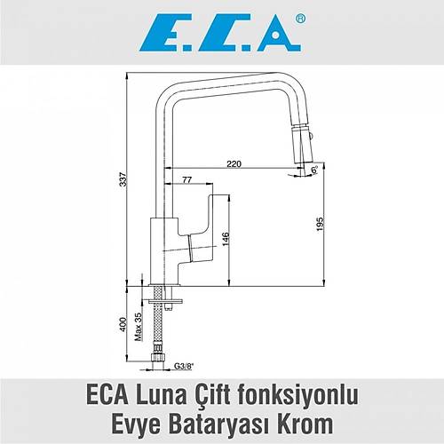 ECA LUNA EVIYE BATARYASI EL DULU