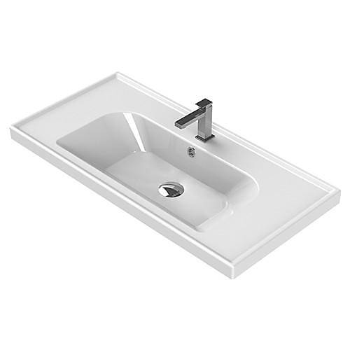 TURKUAZ CERASTYLE FRAME ETAJERL LAVABO 90*45 CM