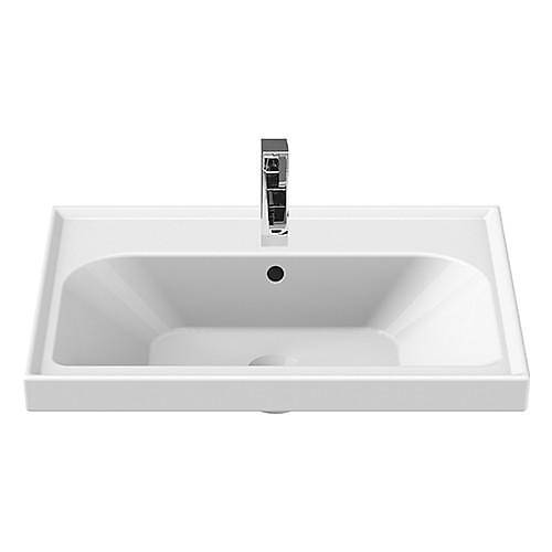 TURKUAZ CERASTYLE FRAME ETAJERL LAVABO 60*45 CM