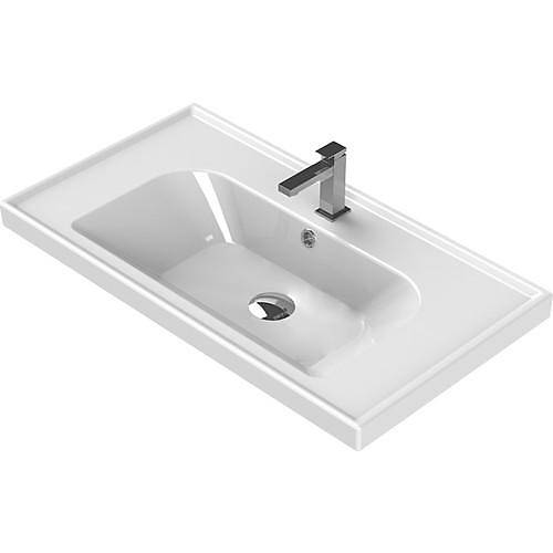 TURKUAZ CERASTYLE FRAME ETAJERL LAVABO 80*45 CM