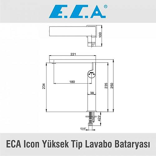 ICON YUK. TIP. LAVABO BATARYASI