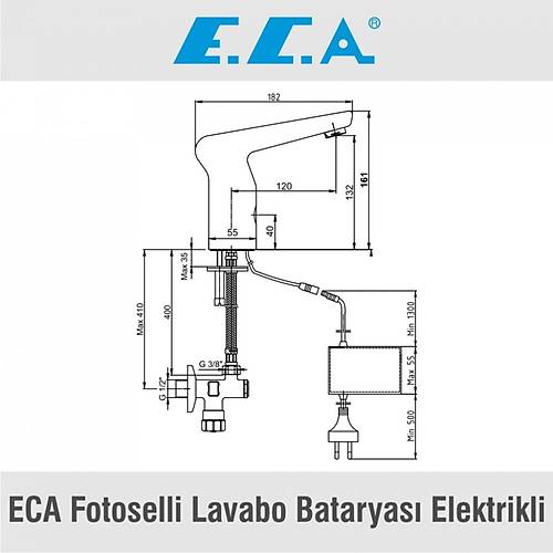 ECA FOTOSELL LAVABO BATARYASI FT SU GRL ELEKTRKL