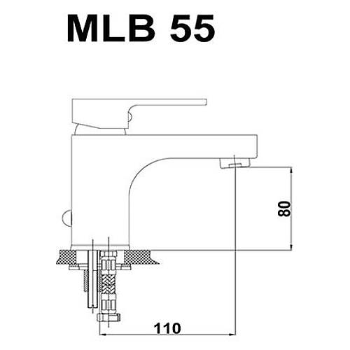 SOLUS LAVABO BATARYASI MLB55