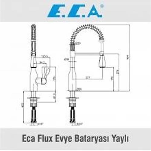 ECA FLUX YAYLI EVYE BATARYASI