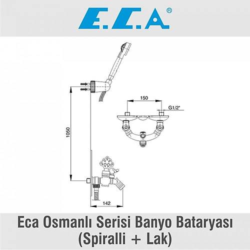 ECA OSMANLI BANYO BATARYASI