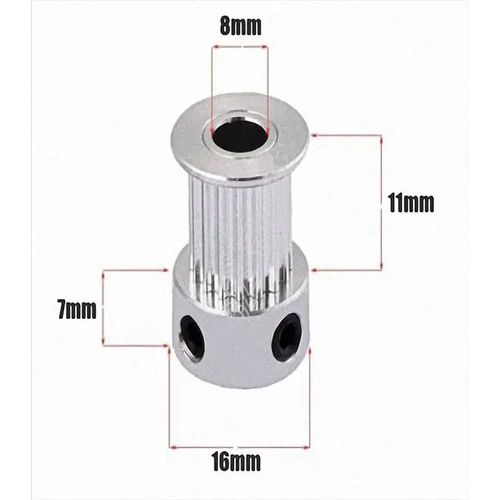 3D Yazc GT2-10mm Kasnak - 20 Di(Mil ap 8mm)