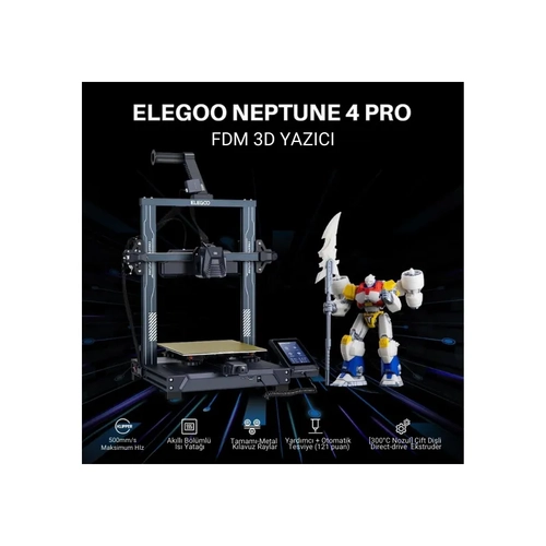 ELEGOO Neptune 4 Pro 3D Yazc