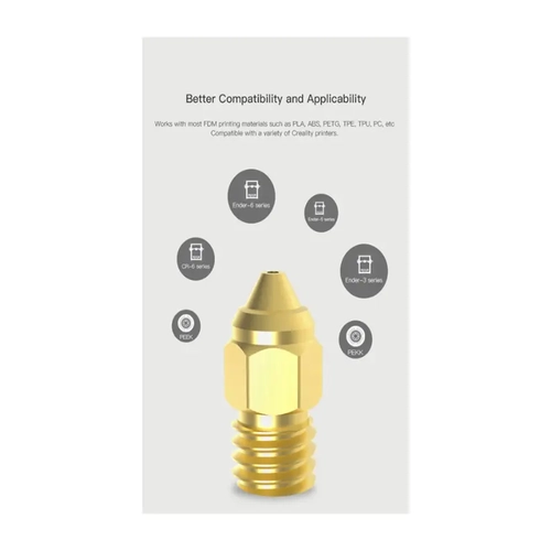 Orijinal Creality 0.5mm Cr-6 Se/Max - Ender-3 S1 Uyumlu Nozzle