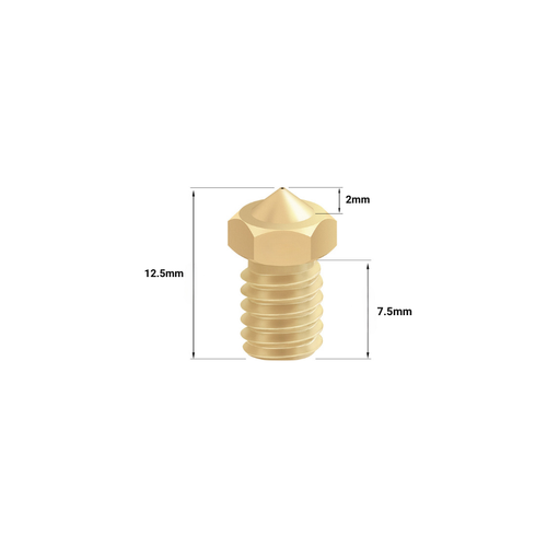 0.6mm E3D V5/V6 Pirin Nozzle - 1.75mm