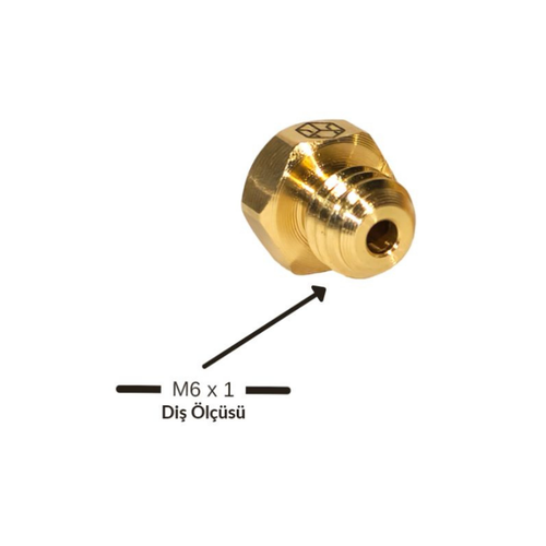 CSA 1.0mm Creality CR-10 Nozzle - Ender-3 Uyumlu