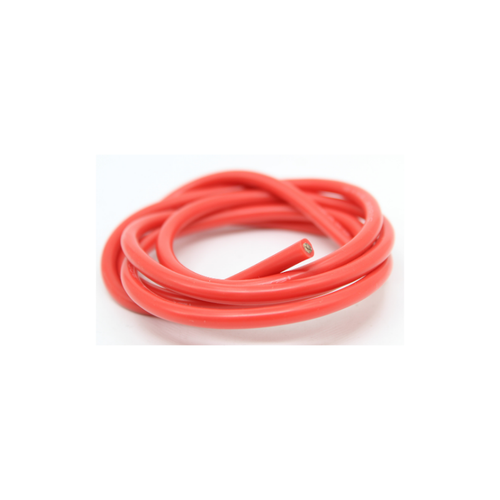 12 AWG Silikon Kablo - 1 Metre - Krmz