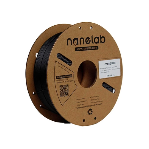 Nanelab Hyper PLA Siyah Filament - 1.75mm 1Kg