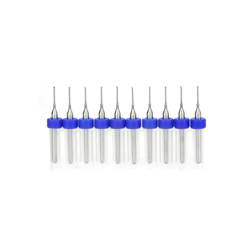 PCB Mini CNC Mikro Karbr Matkap Ucu Seti - 10 Adet 1.1mm Drill Bits