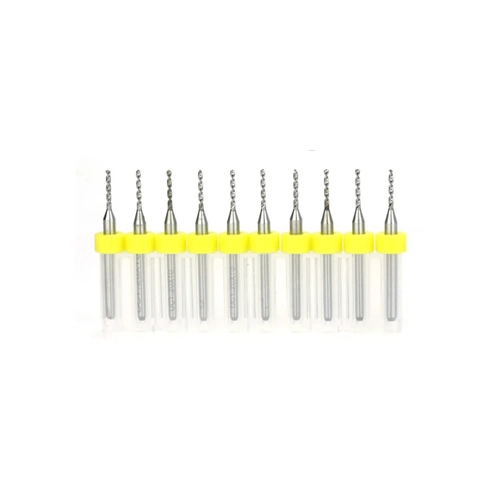 PCB Mini CNC Mikro Karbr Matkap Ucu Seti - 10 Adet 1.2mm Drill Bits