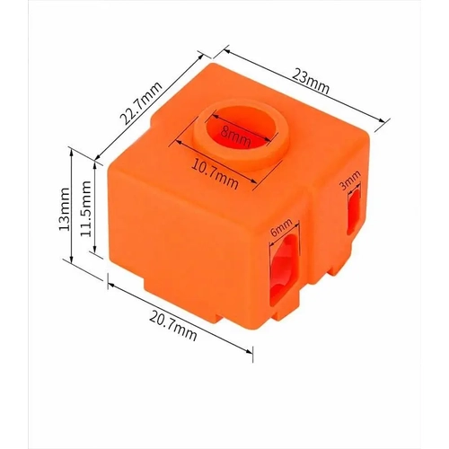 Creality Cr-6 Se/Max Uyumlu Silikon orap - Turuncu