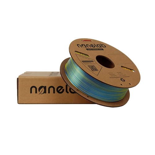 Nanelab  Renk Silk PLA Filament - Krmz-Sar-Mavi - 1.75mm - 1Kg