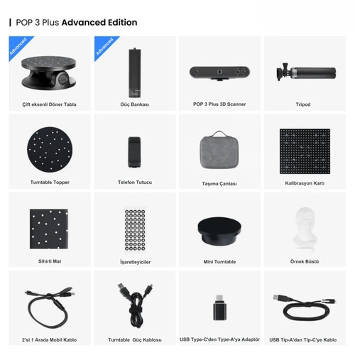 Revopoint POP 3 Plus Advanced 3D Scanner