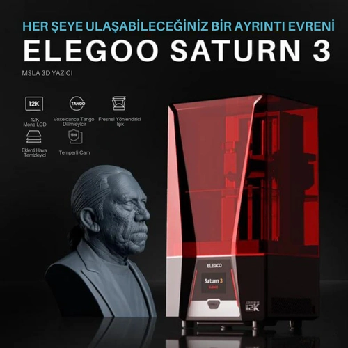 ELEGOO Saturn 3 12K 3D Yazc