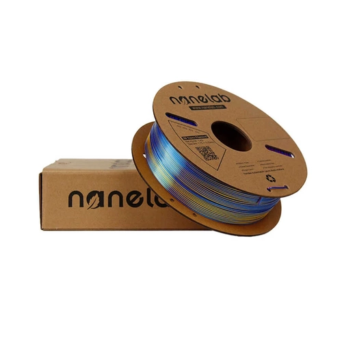 Nanelab  Renk Silk PLA Filament - Altn-Fuya-Mavi - 1.75mm - 1Kg