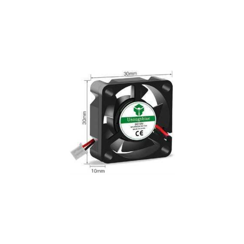 12V 30x30x10mm Kare Fan - 3D Yazc Uyumlu