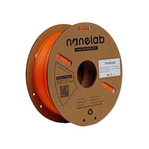 Nanelab Hyper PLA Turuncu Filament - 1.75mm - 1Kg