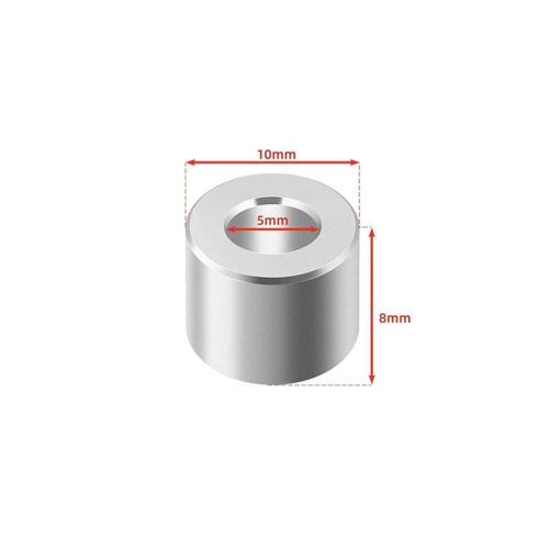 5x8x10mm Spacer - Alminyum Bur - 3D Yazc Uyumlu