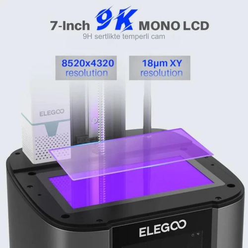 ELEGOO Mars 4 Ultra 9K 3D Yazc