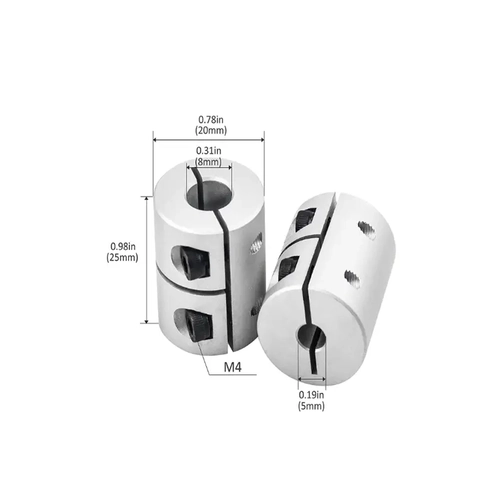 Orijinal Creality 5x8mm Rigid Kaplin(Rigid Coupling) - 3D Yazc/CNC Uyumlu