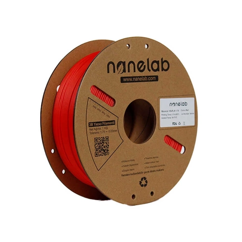 Nanelab Hyper PLA Krmz Filament - 1.75mm 1Kg