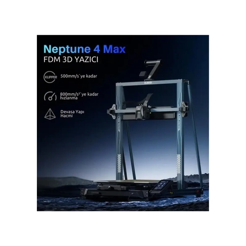 ELEGOO Neptune 4 MAX 3D Yazc - 42x42x48cm