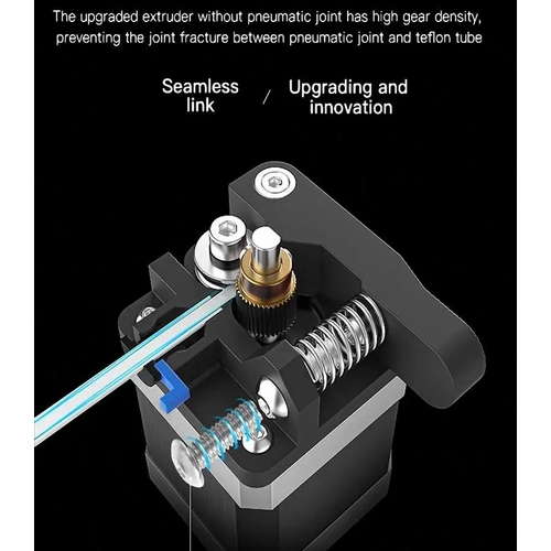 Orijinal Creality Metal Siyah Extruder - Tek Dili - MK8