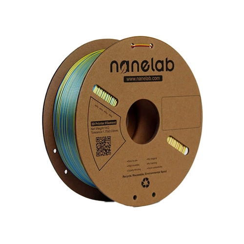 Nanelab  Renk Silk PLA Filament - Krmz-Sar-Mavi - 1.75mm - 1Kg