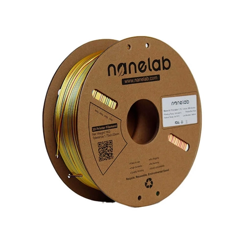 Nanelab  Renk Silk PLA Filament - Altn-Fuya-Mavi - 1.75mm - 1Kg