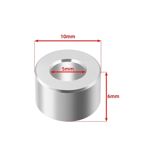 5x10x6mm Spacer - Alminyum Bur - 3D Yazc Uyumlu