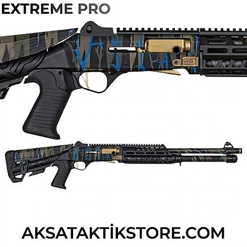 Aksa Crossfire S4 Extreme Pro Camo 3 Mavi Otomatik Av T�fe�i