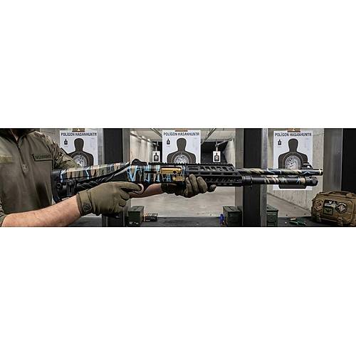 Aksa Crossfire S4 Extreme Pro Camo 3 Mavi Otomatik Av T�fe�i