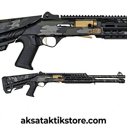 Aksa Crossfire S4 Extreme Pro Camo 1 Haki Otomatik Av T�fe�i