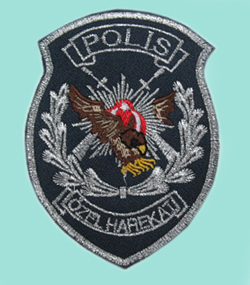 Polis Özel Harekat Amir Arması Simli Cırtlı