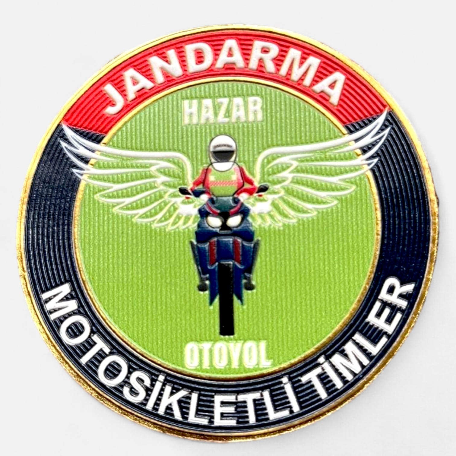 Jandarma Motorsikletli Otoyol Timi - Hazar Timi 3D Slikon Arma