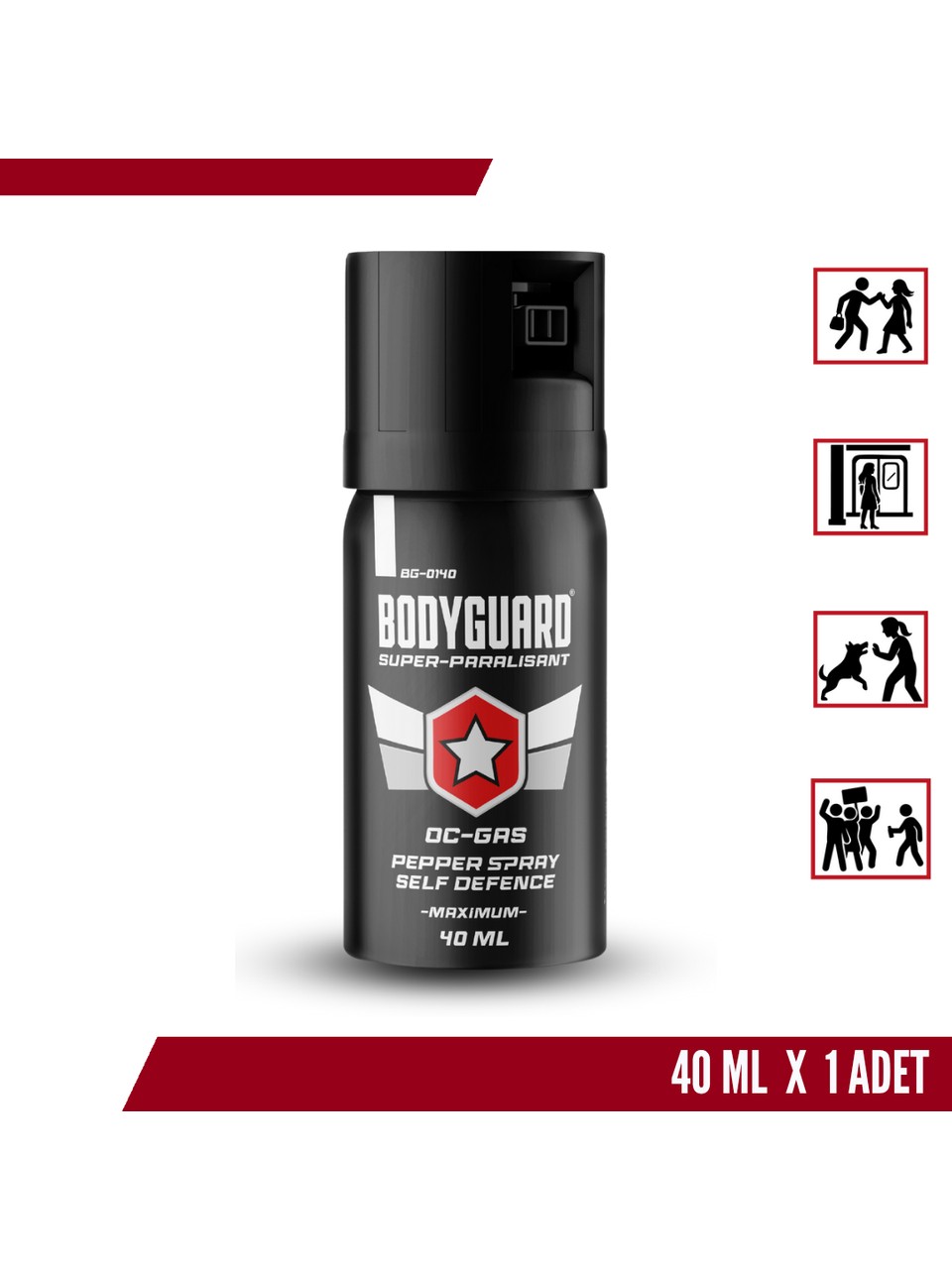 BODYGUARD Biber Gazı 40 ml.